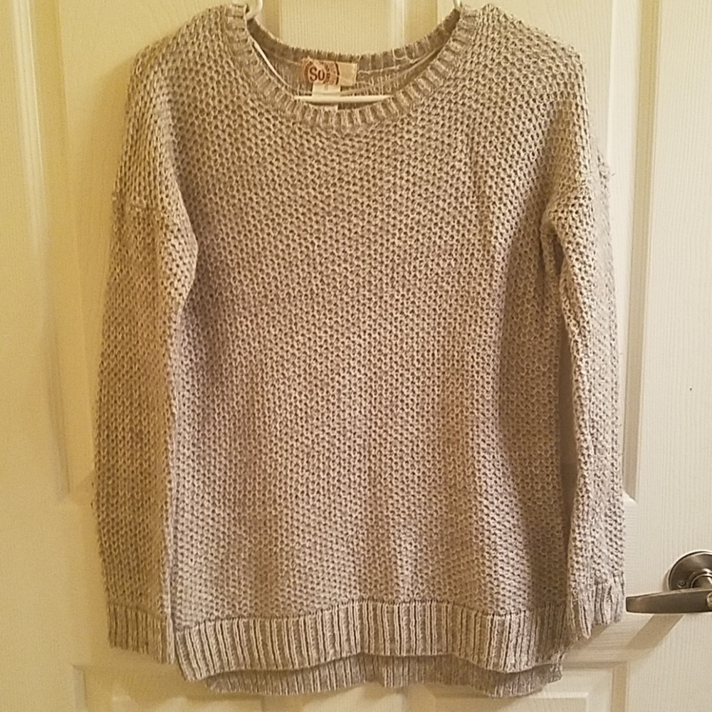 Small grey SO Hertiage sweater